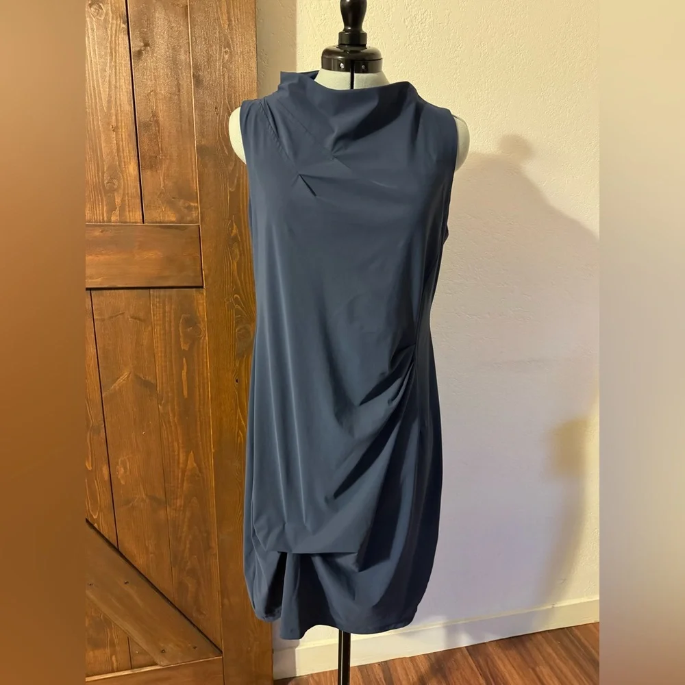 Porto SF Popstar Asymmetrical Drape Dress - Picture 4 of 8
